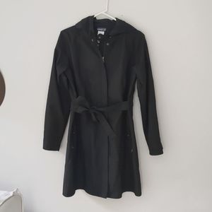 Black Patagonia Long Rain Coat